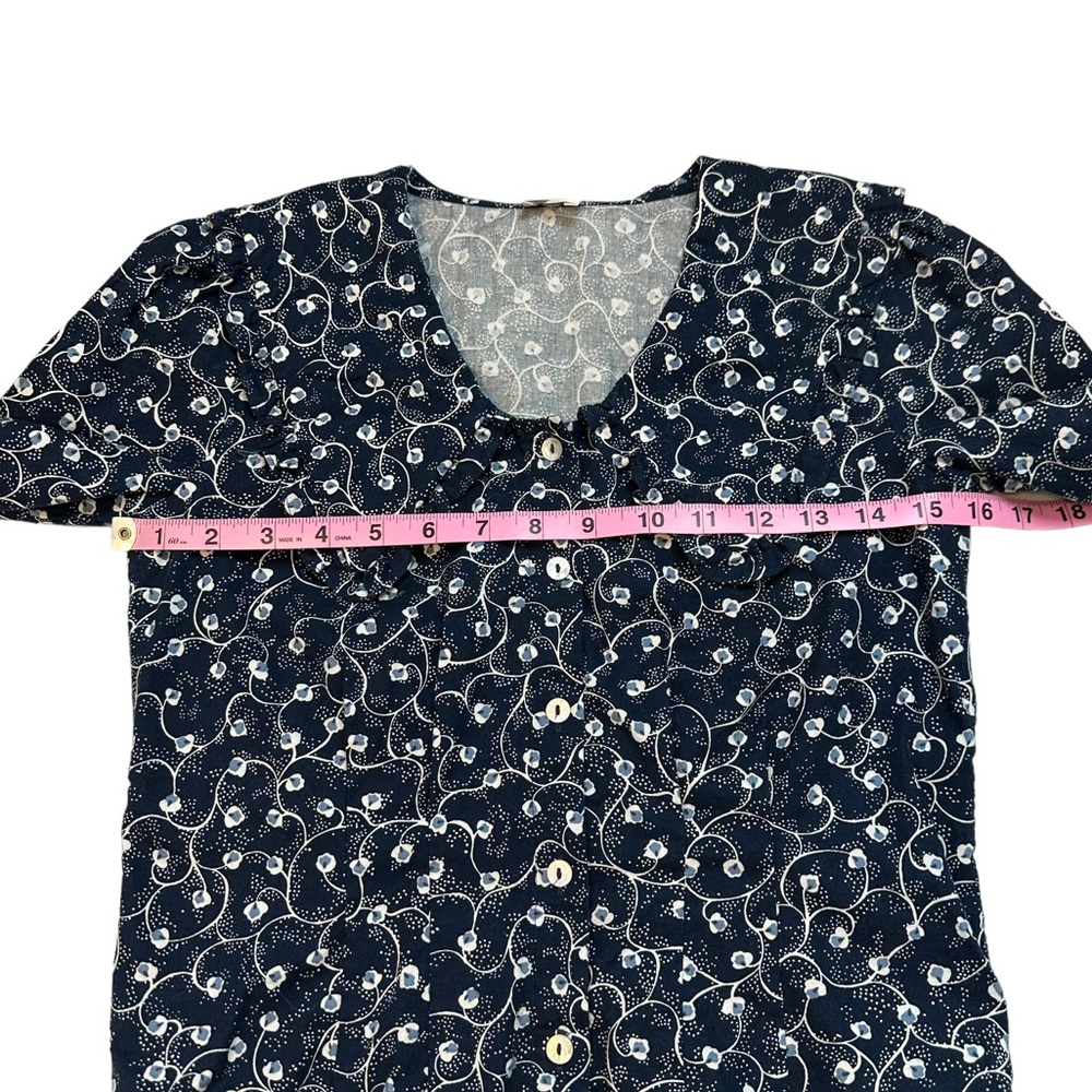 Aritzia | Wilfred | Blythe Blouse in Washed Blue Dark Espace Size XXS - Picture 11 of 12